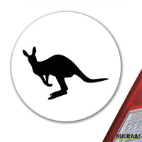 Aufkleber Kangaroo Silhouette 10cm Sticker