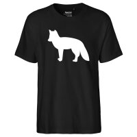 Herren T-Shirt Fuchs Silhouette Größe S-3XL