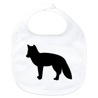 Baby Lätzchen Fuchs Silhouette