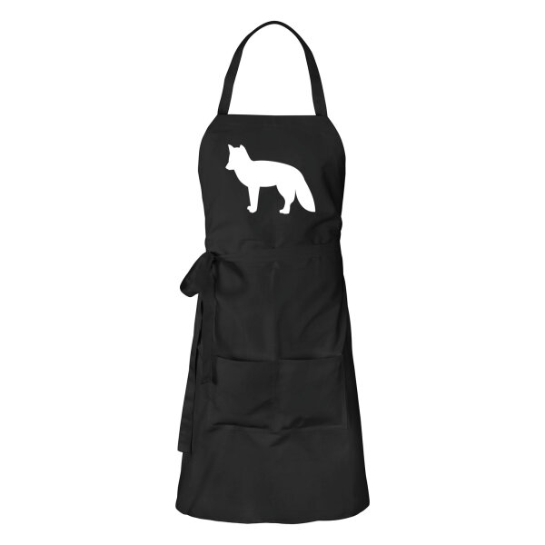 Schürze Fuchs Silhouette