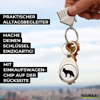 Schlüsselanhänger Fuchs Silhouette