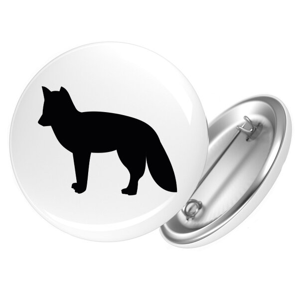 Button Fuchs Silhouette