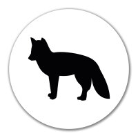 Aufkleber Fuchs Silhouette 10cm Sticker