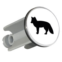 Waschbeckenstöpsel Fuchs Silhouette 4cm Abflussstopfen