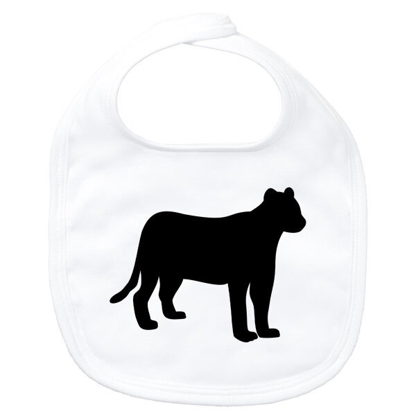 Baby Lätzchen Panther Silhouette