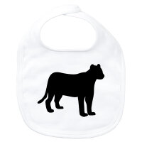 Baby Lätzchen Panther Silhouette