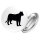 Button Panther Silhouette