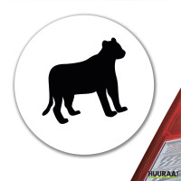 Aufkleber Panther Silhouette 10cm Sticker