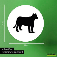 Aufkleber Panther Silhouette 10cm Sticker