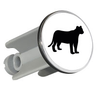 Waschbeckenstöpsel Panther Silhouette 4cm...