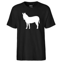 Herren T-Shirt Esel Silhouette Größe S-3XL