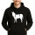 Unisex Hoodie Esel Silhouette Größe S-3XL