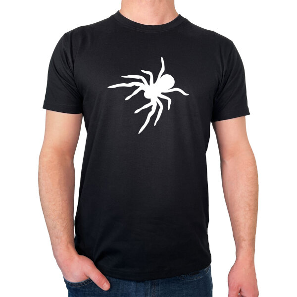 Herren T-Shirt Spinne Silhouette Größe S-3XL