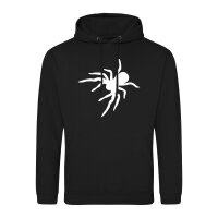 Unisex Hoodie Spinne Silhouette Größe S-3XL