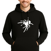 Unisex Hoodie Spinne Silhouette Größe S-3XL