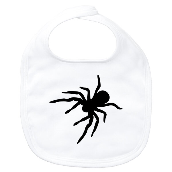 Baby Lätzchen Spinne Silhouette