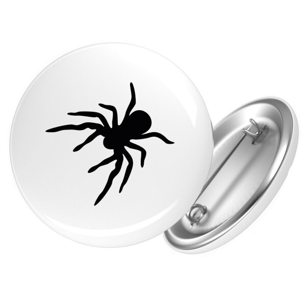 Button Spinne Silhouette