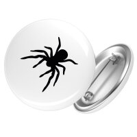 Button Spinne Silhouette