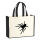 Jutetasche Spinne Silhouette 21 Liter Black
