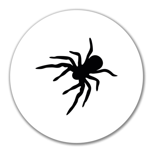 Aufkleber Spinne Silhouette 10cm Sticker