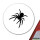 Aufkleber Spinne Silhouette 10cm Sticker