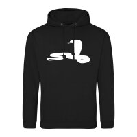 Unisex Hoodie Schlange Kobra Silhouette Größe...