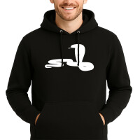 Unisex Hoodie Schlange Kobra Silhouette Größe...