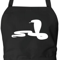 Schürze Schlange Kobra Silhouette