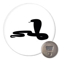 Magnet Schlange Kobra Silhouette 59mm...