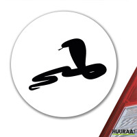 Aufkleber Schlange Kobra Silhouette 10cm Sticker