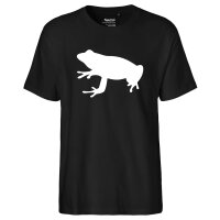 Herren T-Shirt Frosch Kröte Silhouette...