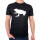 Herren T-Shirt Frosch Kröte Silhouette Größe S-3XL