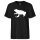Herren T-Shirt Frosch Kröte Silhouette Größe S-3XL