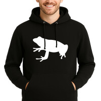 Unisex Hoodie Frosch Kröte Silhouette...