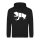 Unisex Hoodie Frosch Kröte Silhouette Größe S-3XL