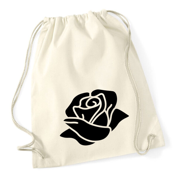 Turnbeutel Rose Blüte 12 Liter