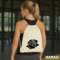 Turnbeutel Rose Blüte 12 Liter
