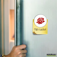 Magnet Rose Blüte 59mm Kühlschrankmagnet Flaschenöffner