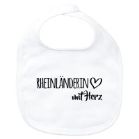 Baby Lätzchen Rheinländerin mit Herz