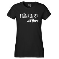 Damen T-Shirt Fränkin mit Herz Größe XS-XXL