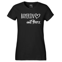 Damen T-Shirt Bayerin mit Herz Größe XS-XXL