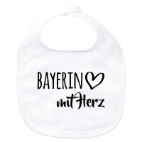 Baby Lätzchen Bayerin mit Herz