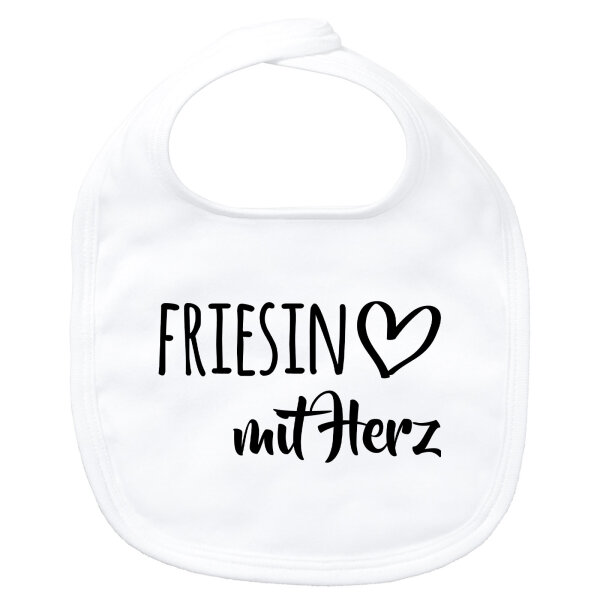 Baby Lätzchen Friesin mit Herz