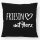 Kissen Friesin mit Herz 40x40cm