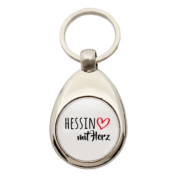 Schlüsselanhänger Hessin mit Herz