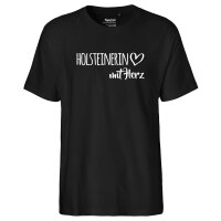 Herren T-Shirt Holsteinerin mit Herz Größe S-3XL