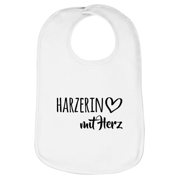Lätzchen Harzerin mit Herz, doppellagig