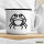 Emaille Tasse Krebs Sternzeichen Symbol 300ml Vintage Emaille Becher