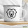 Emaille Tasse Löwe Sternzeichen Symbol 300ml Vintage Emaille Becher