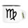 Emaille Tasse Jungfrau Sternzeichen Zeichen 300ml Vintage Emaille Becher
